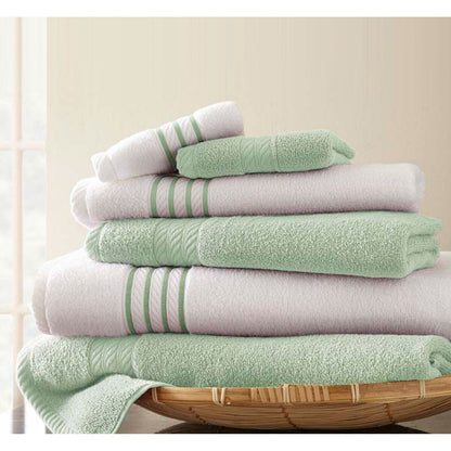 Modern Threads Quick Dry Stripe 6-piece Towel Set