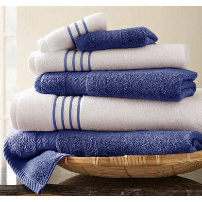 Modern Threads Quick Dry Stripe 6-piece Towel Set