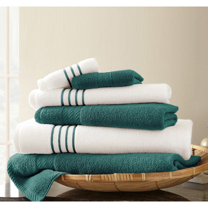 Modern Threads Quick Dry Stripe 6-piece Towel Set