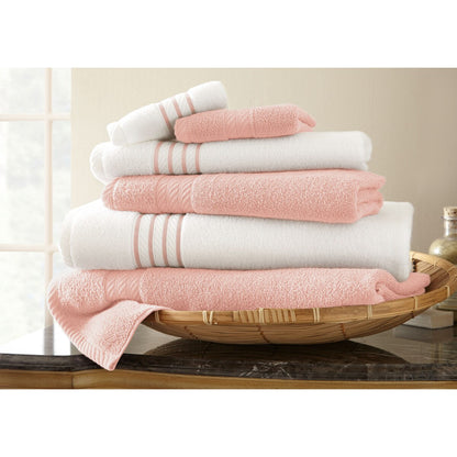 Modern Threads Quick Dry Stripe 6-piece Towel Set