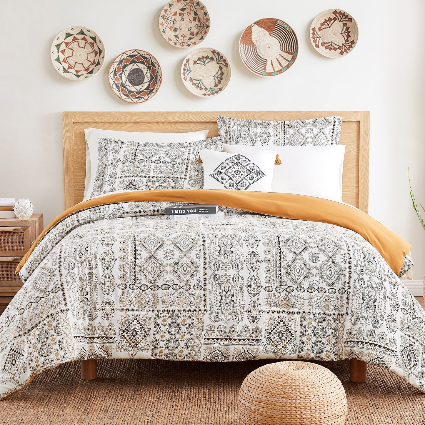 Modern Threads Tibet 8-Piece Printed Complete Bed Set