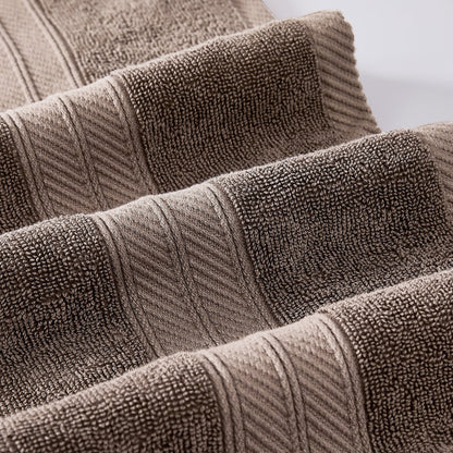 Modern Threads Trefoil Filigree 6 Piece Yarn Dyed Jacquard Towel Set