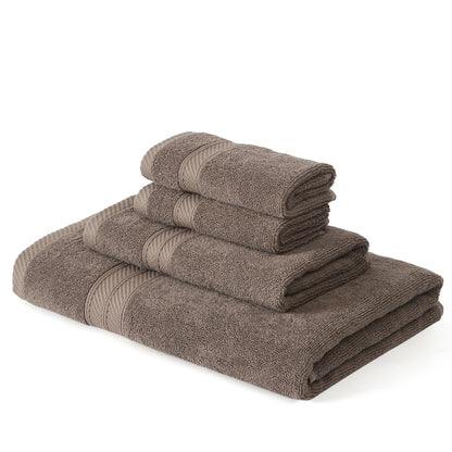 Modern Threads Trefoil Filigree 6 Piece Yarn Dyed Jacquard Towel Set