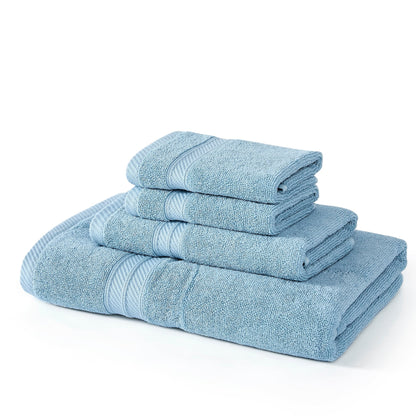 Modern Threads Trefoil Filigree 6 Piece Yarn Dyed Jacquard Towel Set