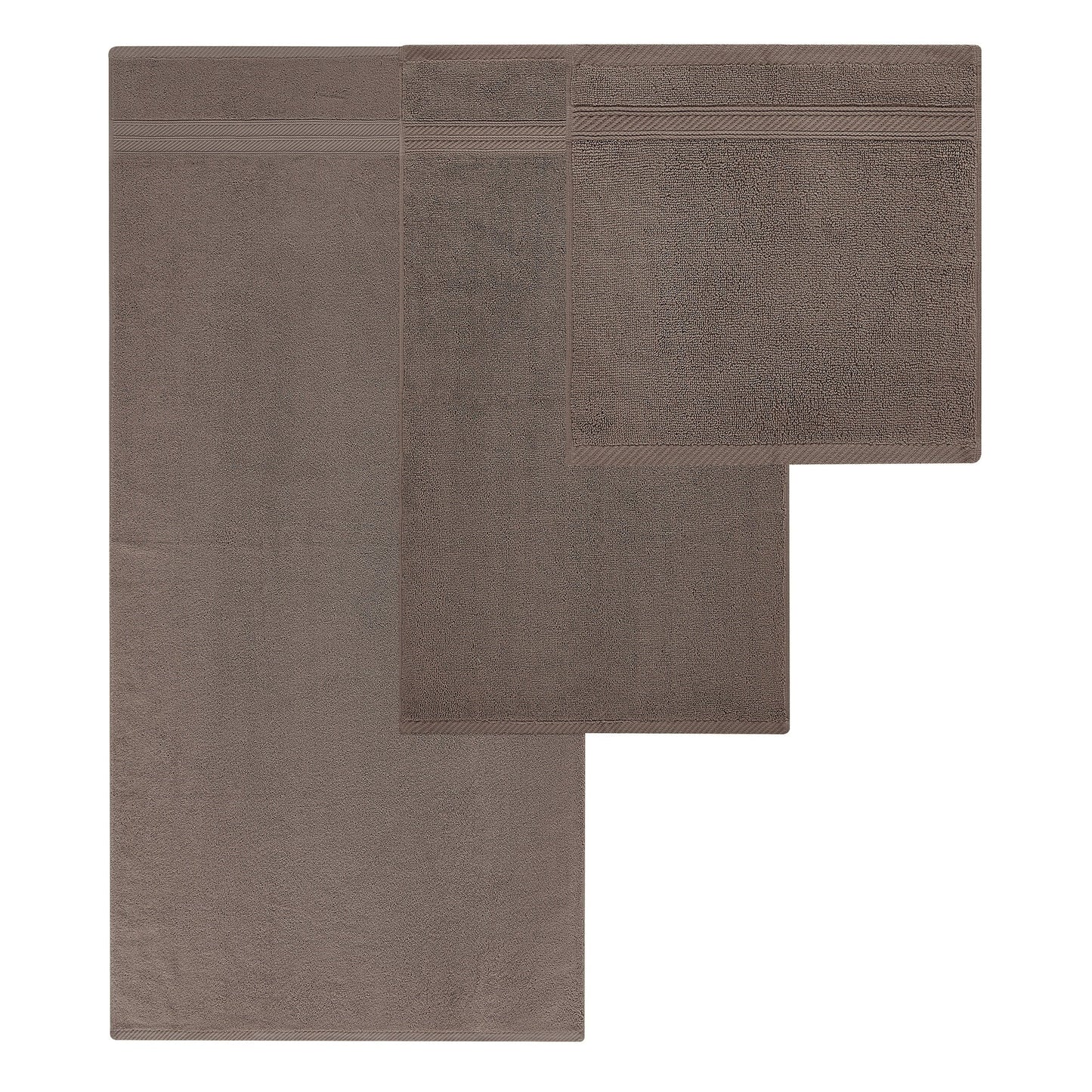 Modern Threads Trefoil Filigree 6 Piece Yarn Dyed Jacquard Towel Set