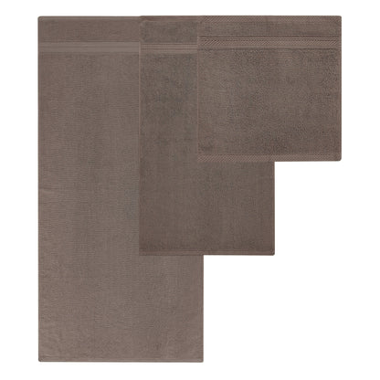 Modern Threads Trefoil Filigree 6 Piece Yarn Dyed Jacquard Towel Set