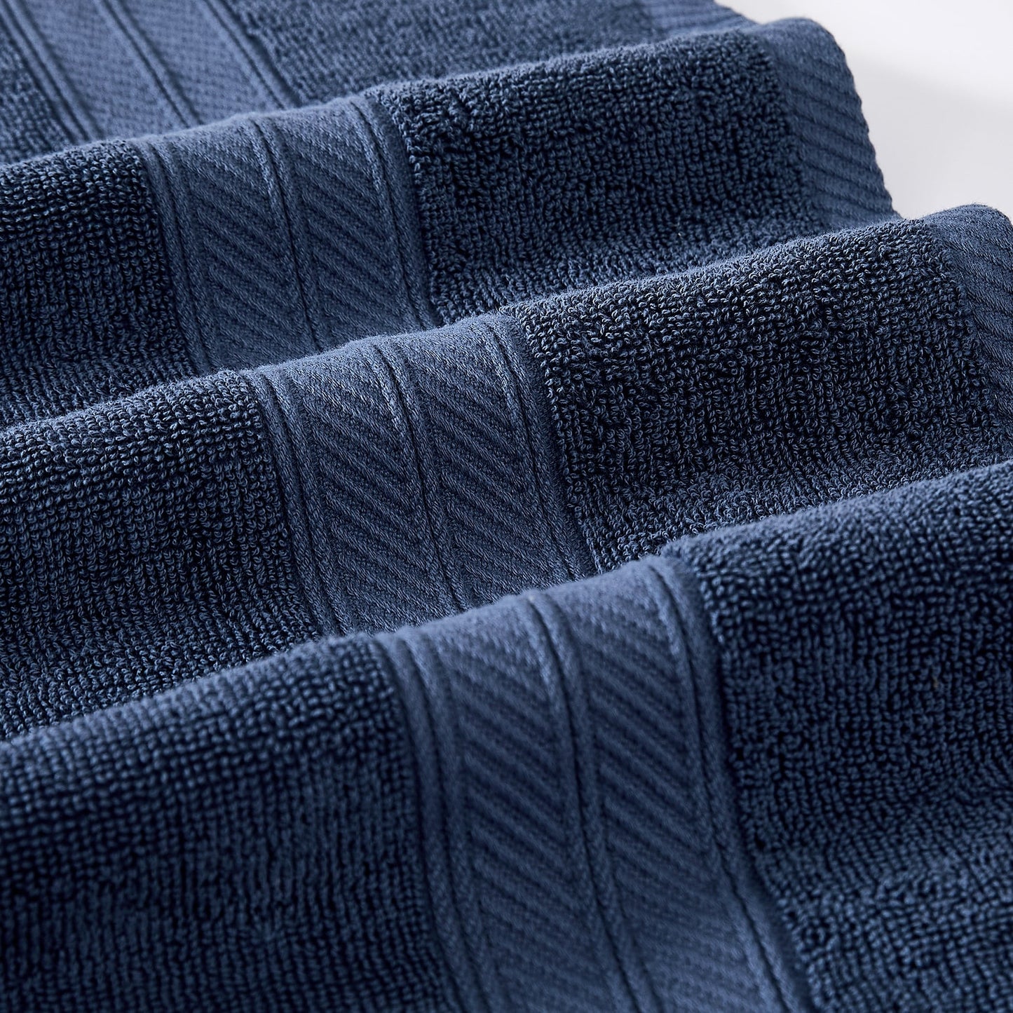 Modern Threads Trefoil Filigree 6 Piece Yarn Dyed Jacquard Towel Set