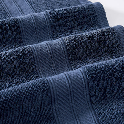 Modern Threads Trefoil Filigree 6 Piece Yarn Dyed Jacquard Towel Set