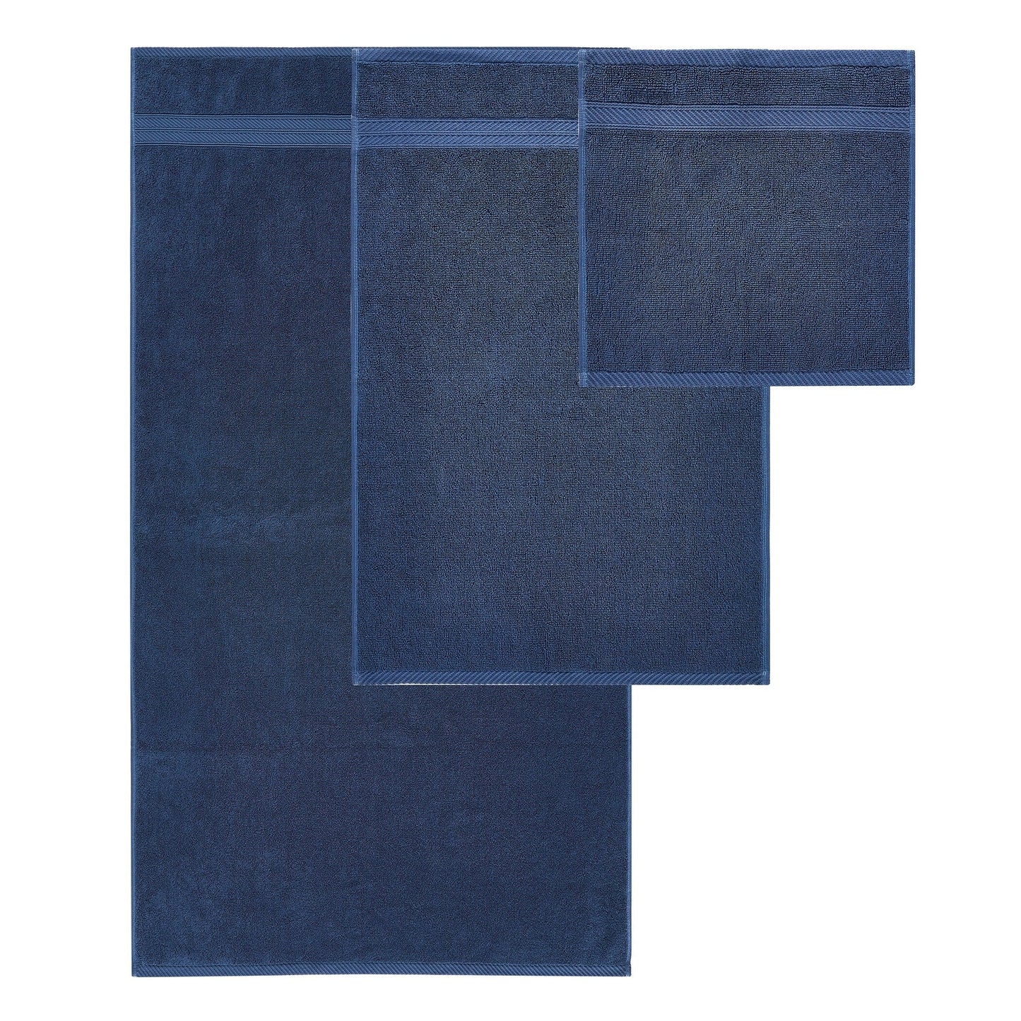 Modern Threads Trefoil Filigree 6 Piece Yarn Dyed Jacquard Towel Set