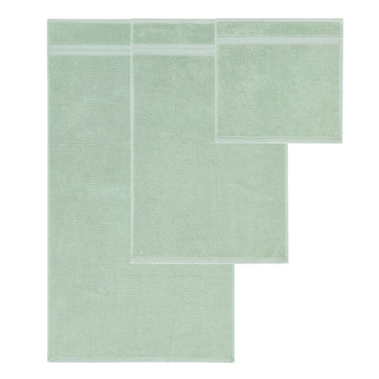 Modern Threads Trefoil Filigree 6 Piece Yarn Dyed Jacquard Towel Set