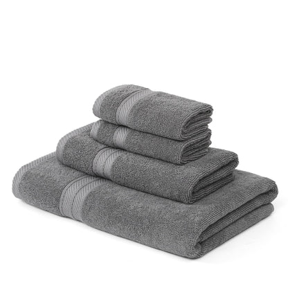 Modern Threads Trefoil Filigree 6 Piece Yarn Dyed Jacquard Towel Set