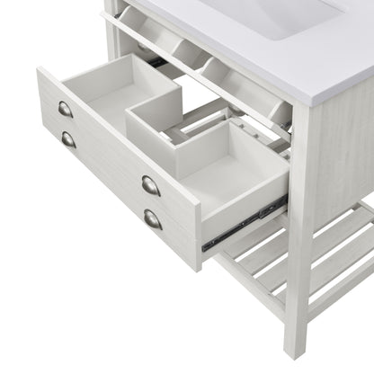 Monterey 37 Farmhouse Single Bathroom Vanity with Top