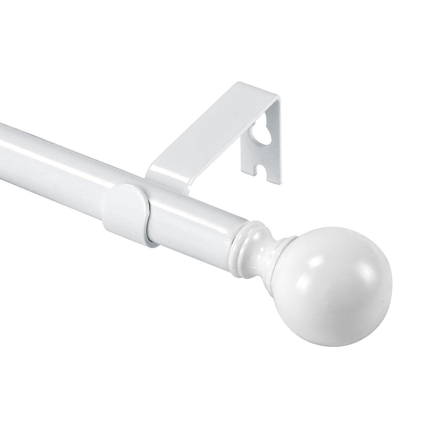 Mordern Round Ball Adjustable Curtain Rod with Curtain Rings