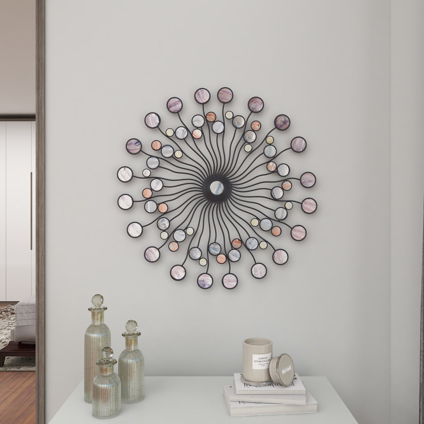 Abstract Metal Wall Decor