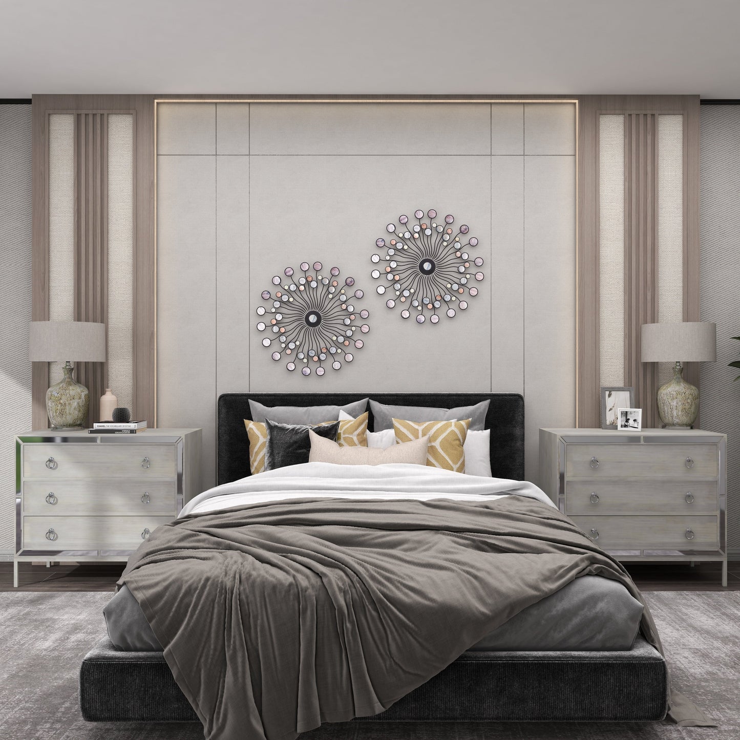 Abstract Metal Wall Decor