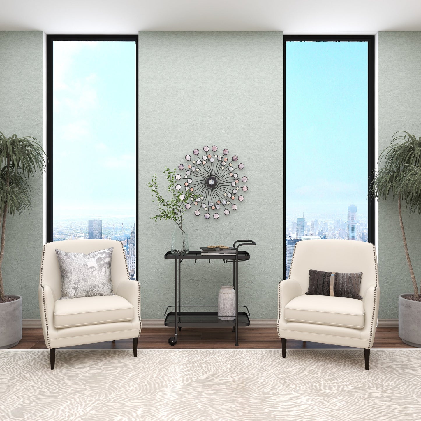 Abstract Metal Wall Decor