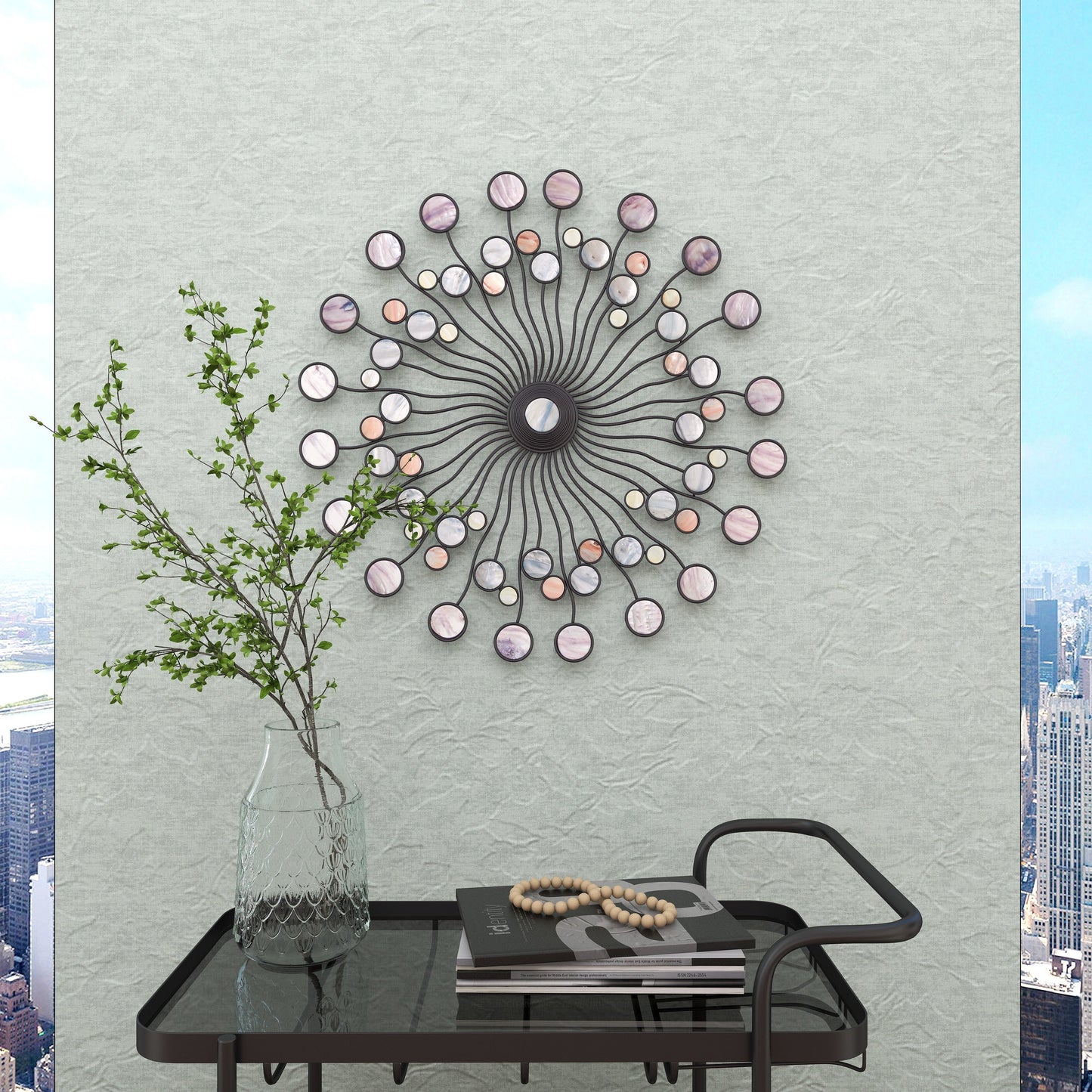 Abstract Metal Wall Decor
