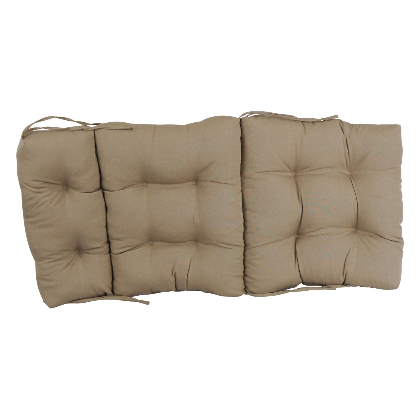 Multi-Section Tufted Twill Seat/Back Chair Cushion (Multiple Sizes)