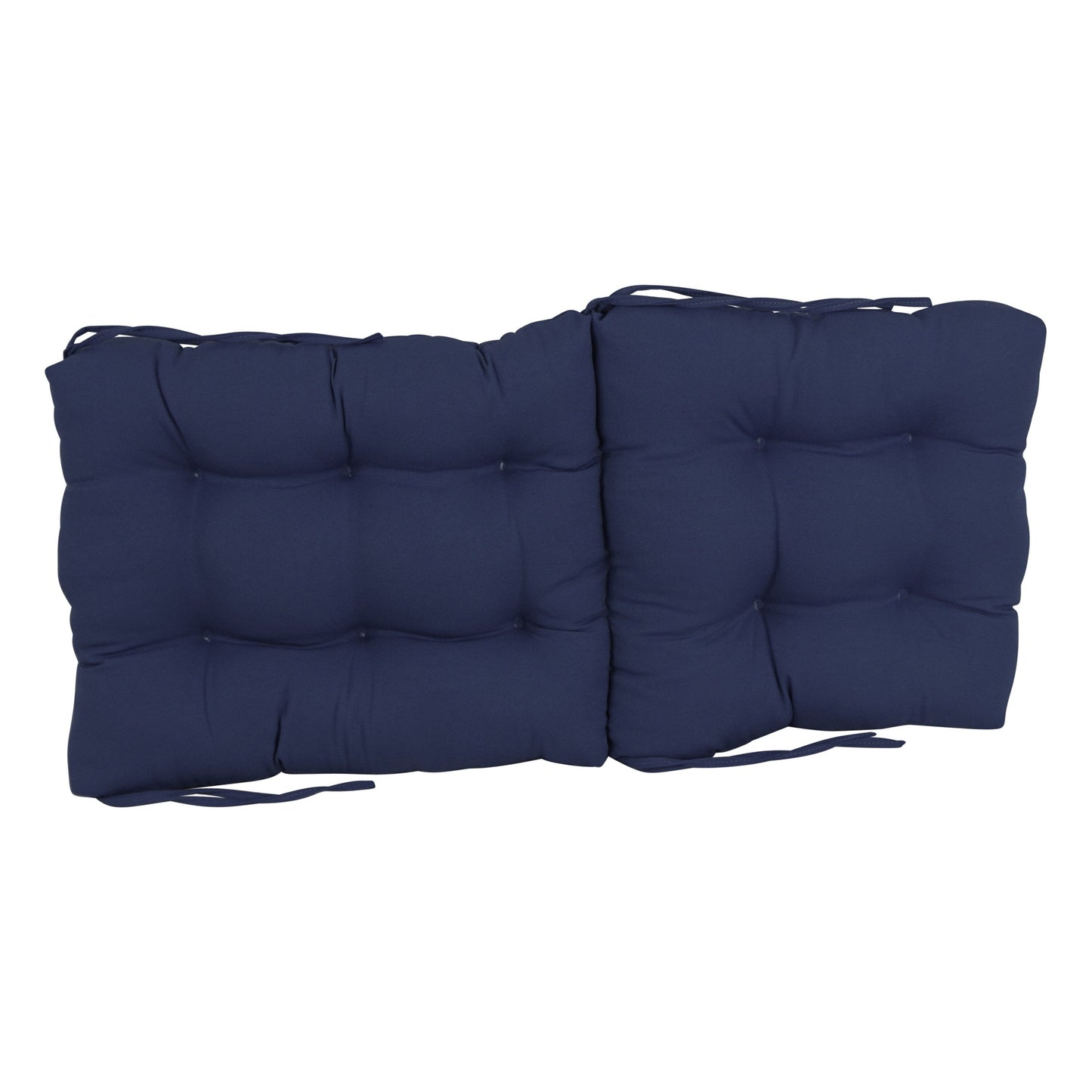 Multi-Section Tufted Twill Seat/Back Chair Cushion (Multiple Sizes)