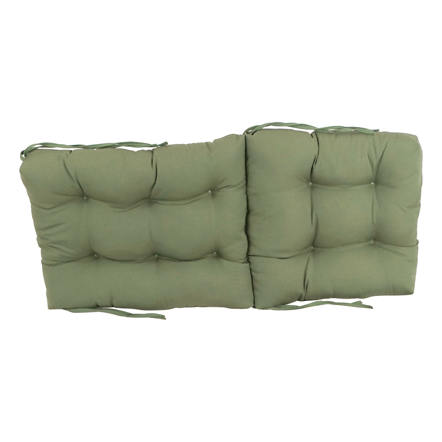 Multi-Section Tufted Twill Seat/Back Chair Cushion (Multiple Sizes)