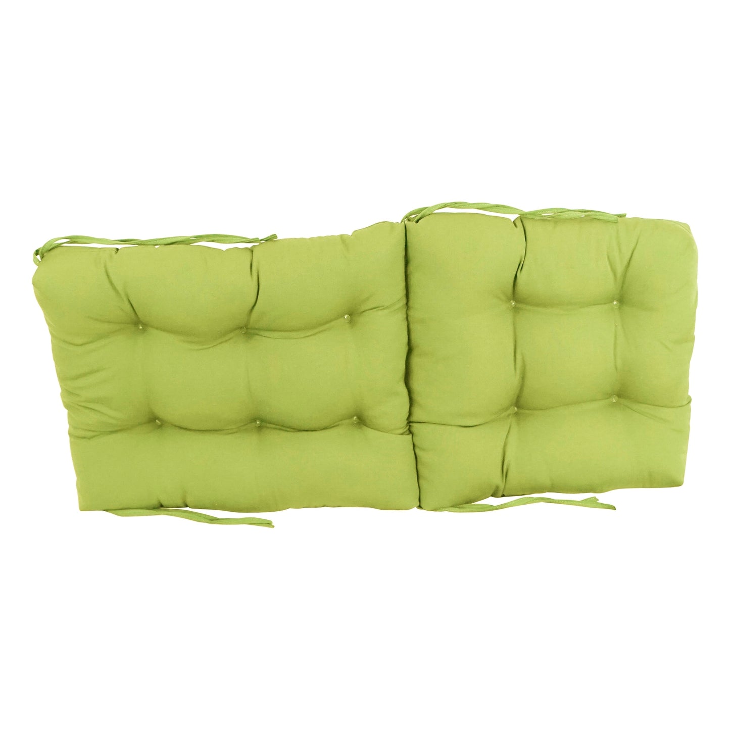 Multi-Section Tufted Twill Seat/Back Chair Cushion (Multiple Sizes)