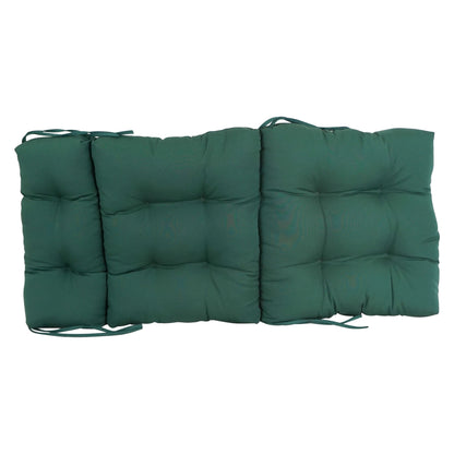Multi-Section Tufted Twill Seat/Back Chair Cushion (Multiple Sizes)