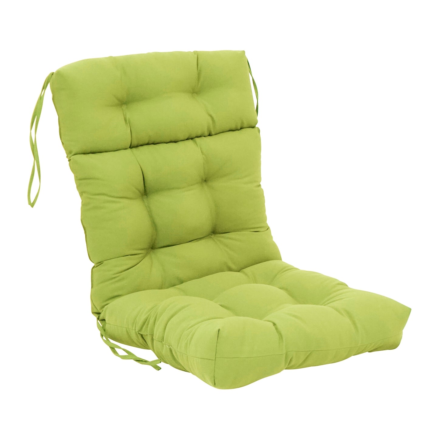 Multi-Section Tufted Twill Seat/Back Chair Cushion (Multiple Sizes)
