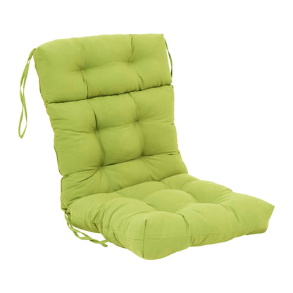 Multi-Section Tufted Twill Seat/Back Chair Cushion (Multiple Sizes)