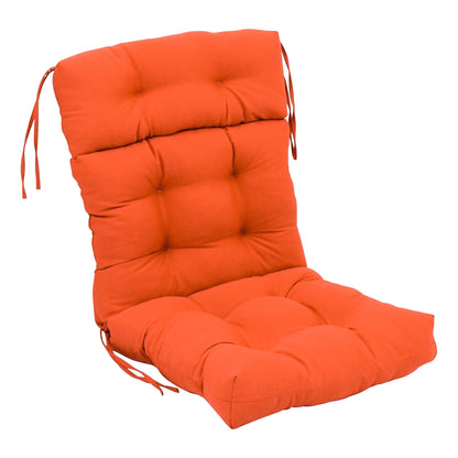Multi-Section Tufted Twill Seat/Back Chair Cushion (Multiple Sizes)