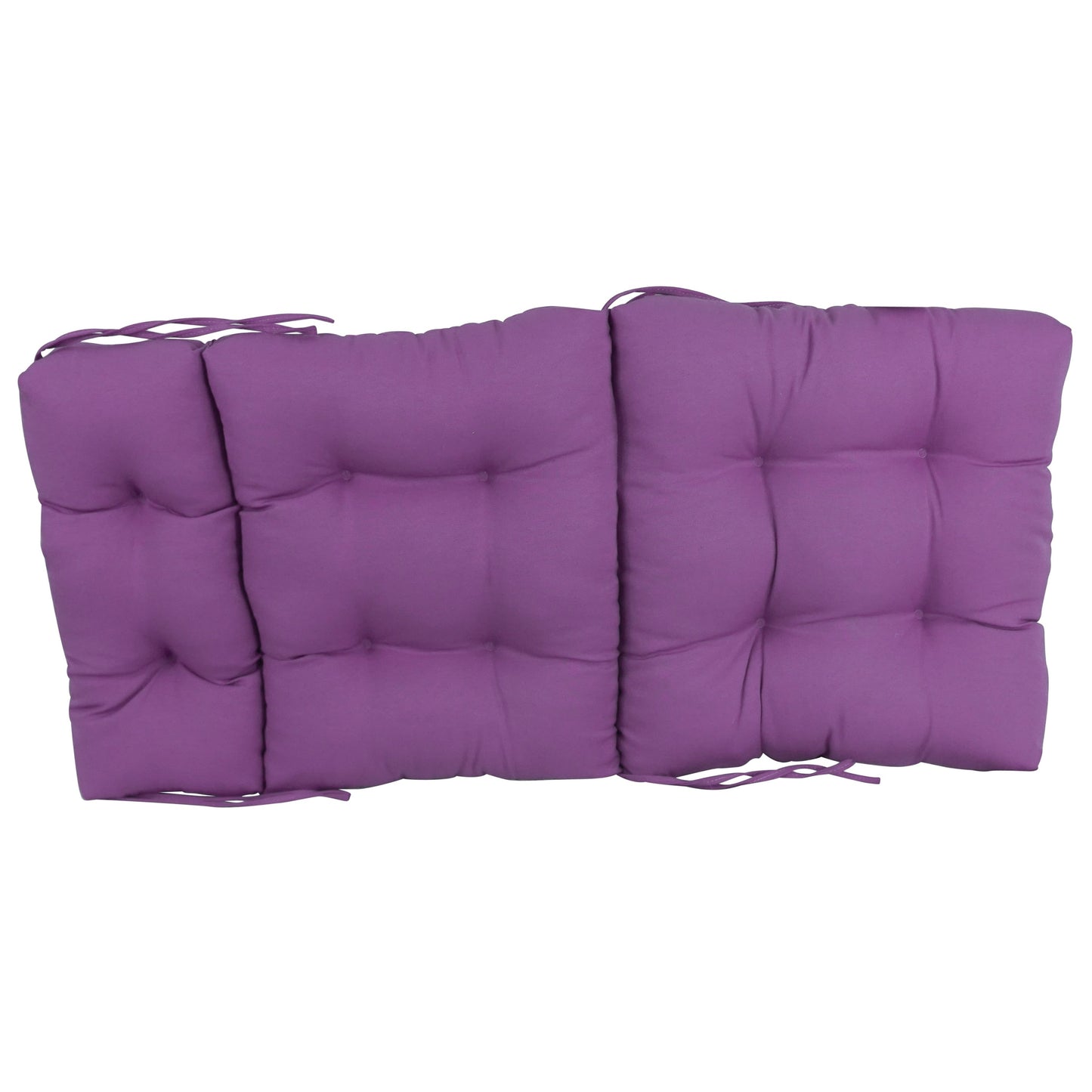 Multi-Section Tufted Twill Seat/Back Chair Cushion (Multiple Sizes)
