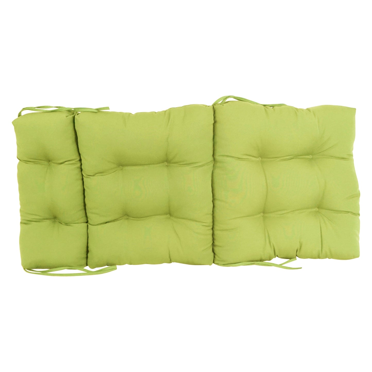 Multi-Section Tufted Twill Seat/Back Chair Cushion (Multiple Sizes)