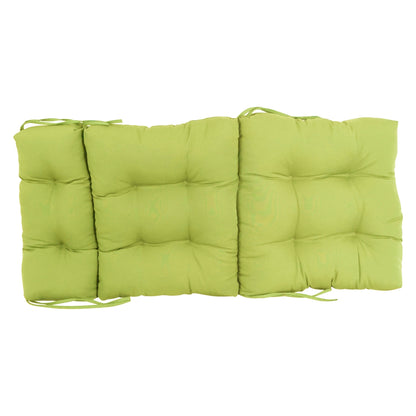 Multi-Section Tufted Twill Seat/Back Chair Cushion (Multiple Sizes)