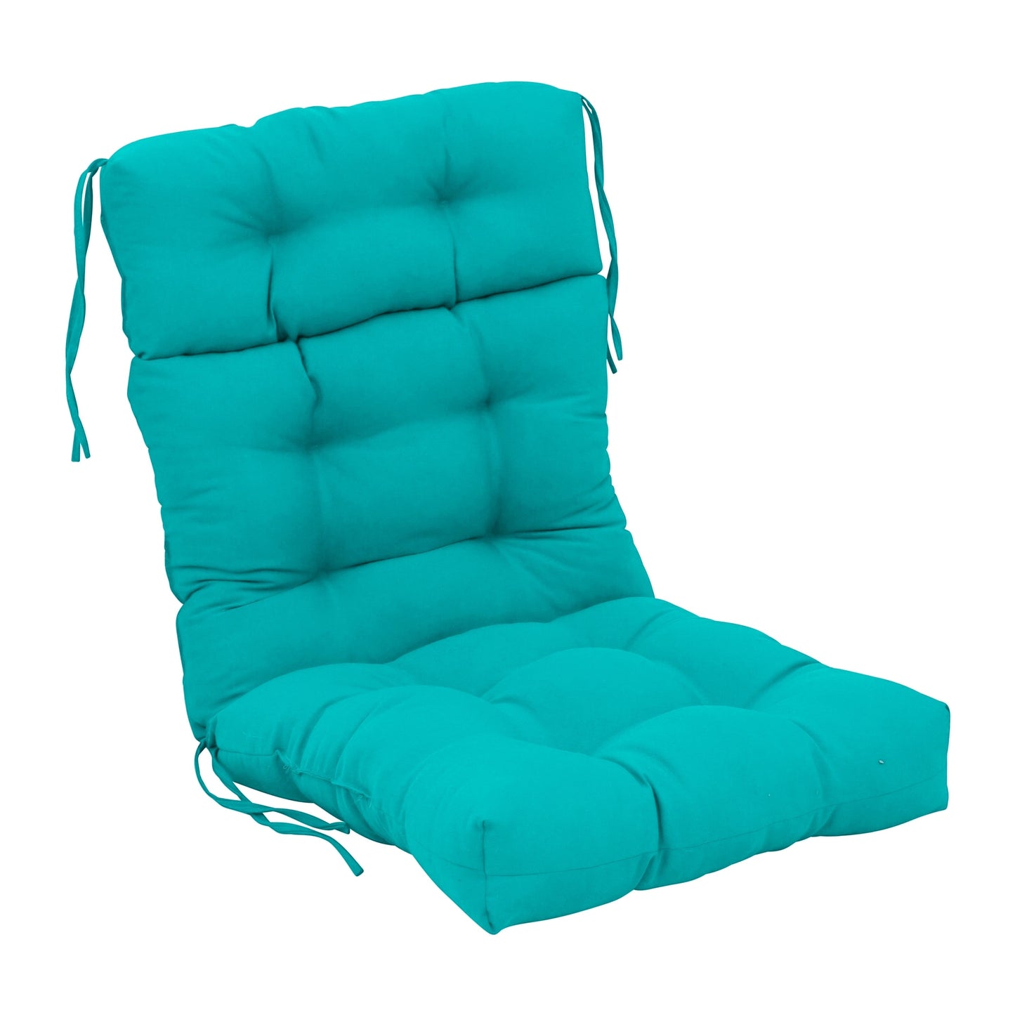 Multi-Section Tufted Twill Seat/Back Chair Cushion (Multiple Sizes)