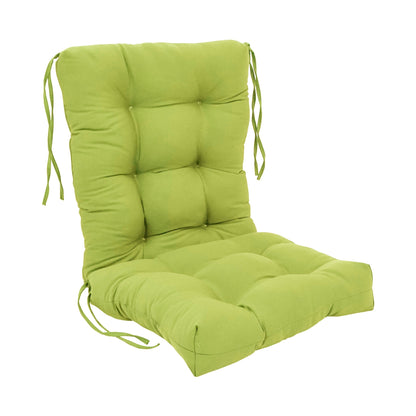 Multi-Section Tufted Twill Seat/Back Chair Cushion (Multiple Sizes)