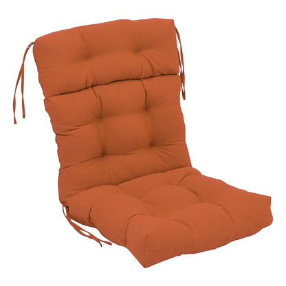Multi-Section Tufted Twill Seat/Back Chair Cushion (Multiple Sizes)