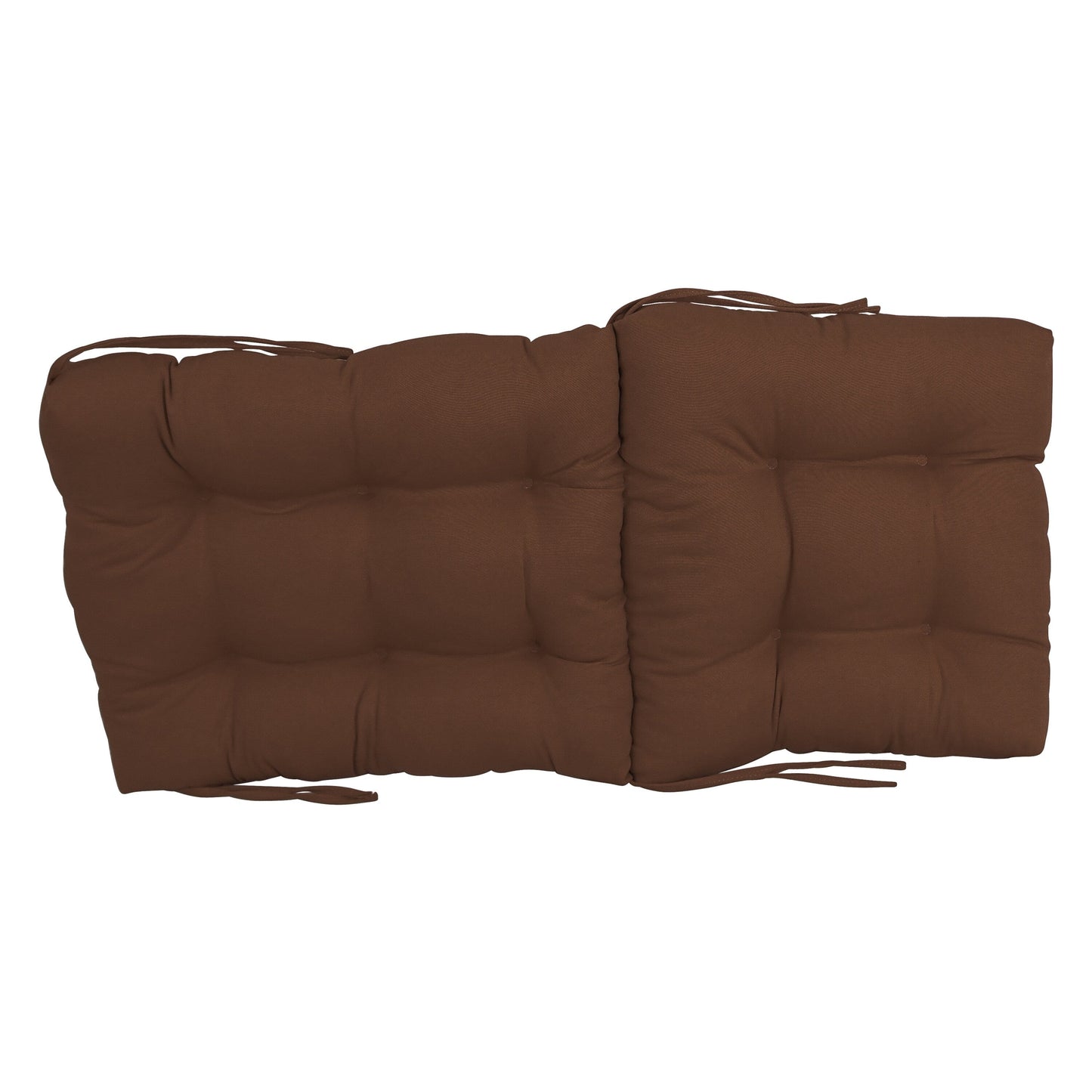 Multi-Section Tufted Twill Seat/Back Chair Cushion (Multiple Sizes)