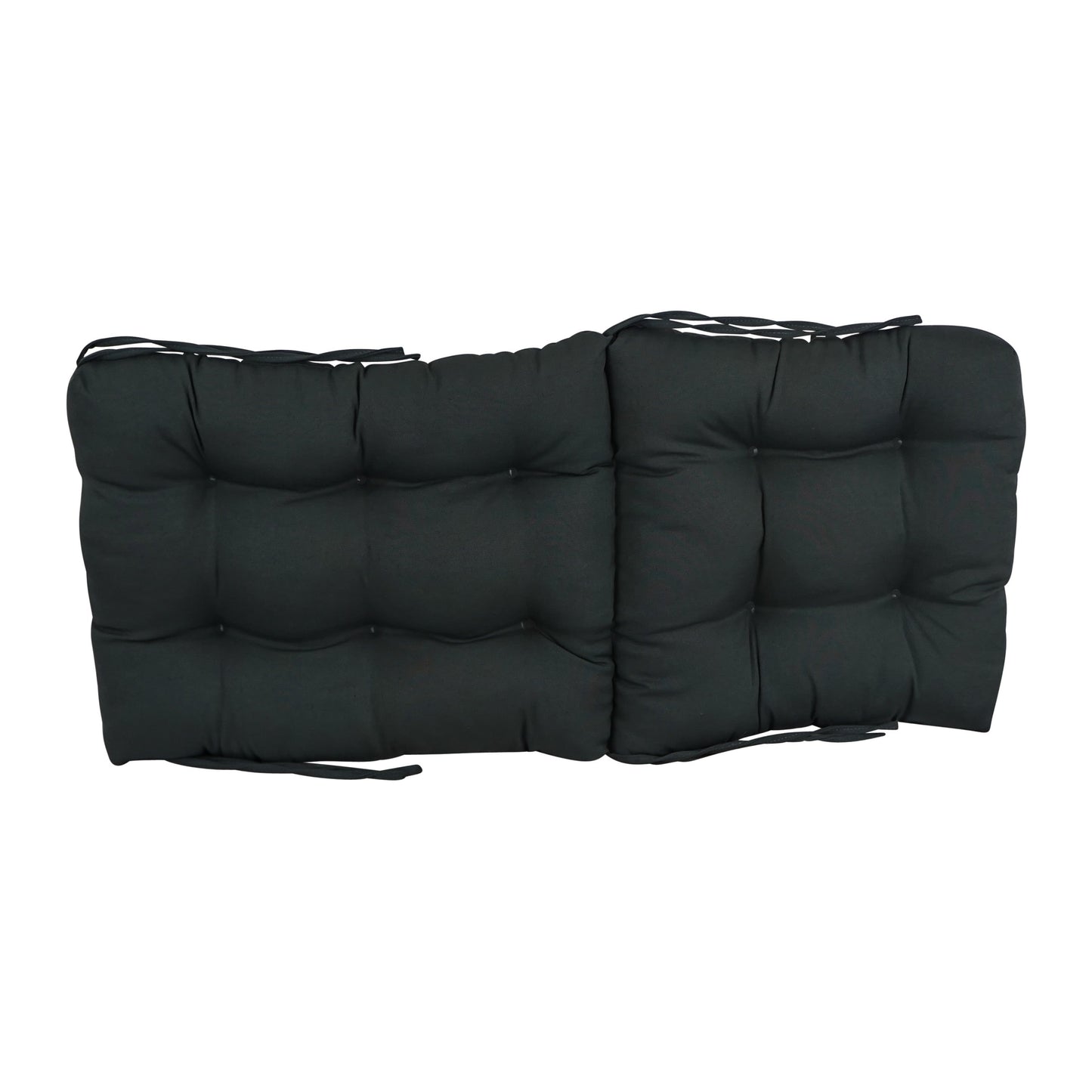 Multi-Section Tufted Twill Seat/Back Chair Cushion (Multiple Sizes)
