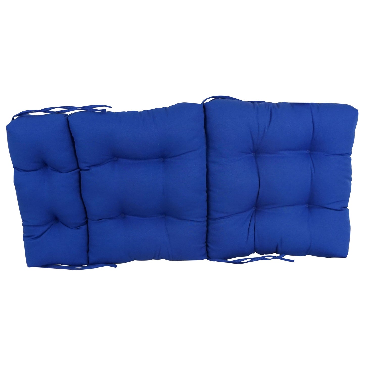Multi-Section Tufted Twill Seat/Back Chair Cushion (Multiple Sizes)