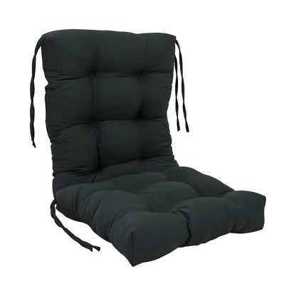 Multi-Section Tufted Twill Seat/Back Chair Cushion (Multiple Sizes)