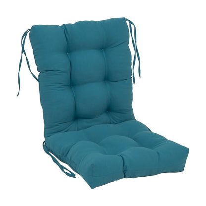 Multi-Section Tufted Twill Seat/Back Chair Cushion (Multiple Sizes)