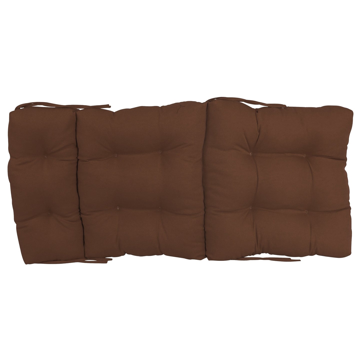 Multi-Section Tufted Twill Seat/Back Chair Cushion (Multiple Sizes)