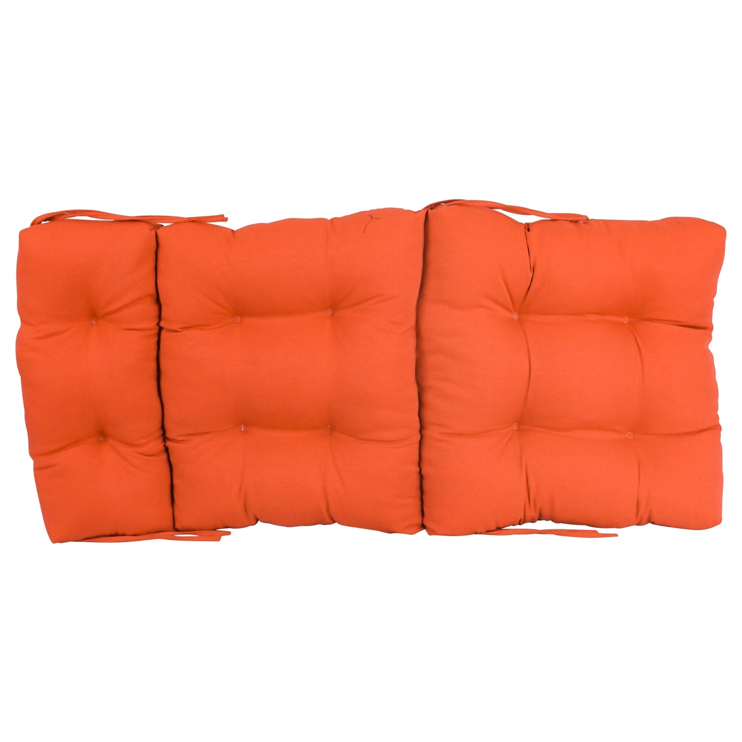 Multi-Section Tufted Twill Seat/Back Chair Cushion (Multiple Sizes)