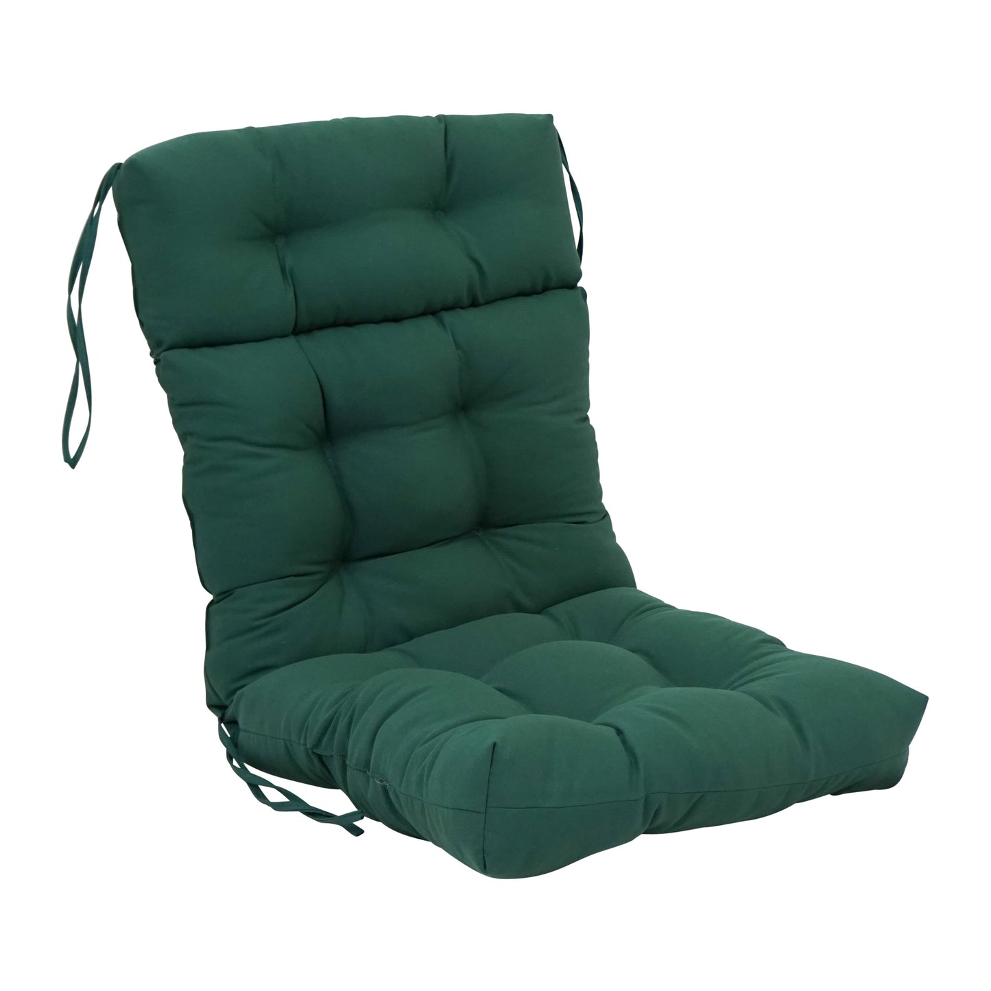 Multi-Section Tufted Twill Seat/Back Chair Cushion (Multiple Sizes)