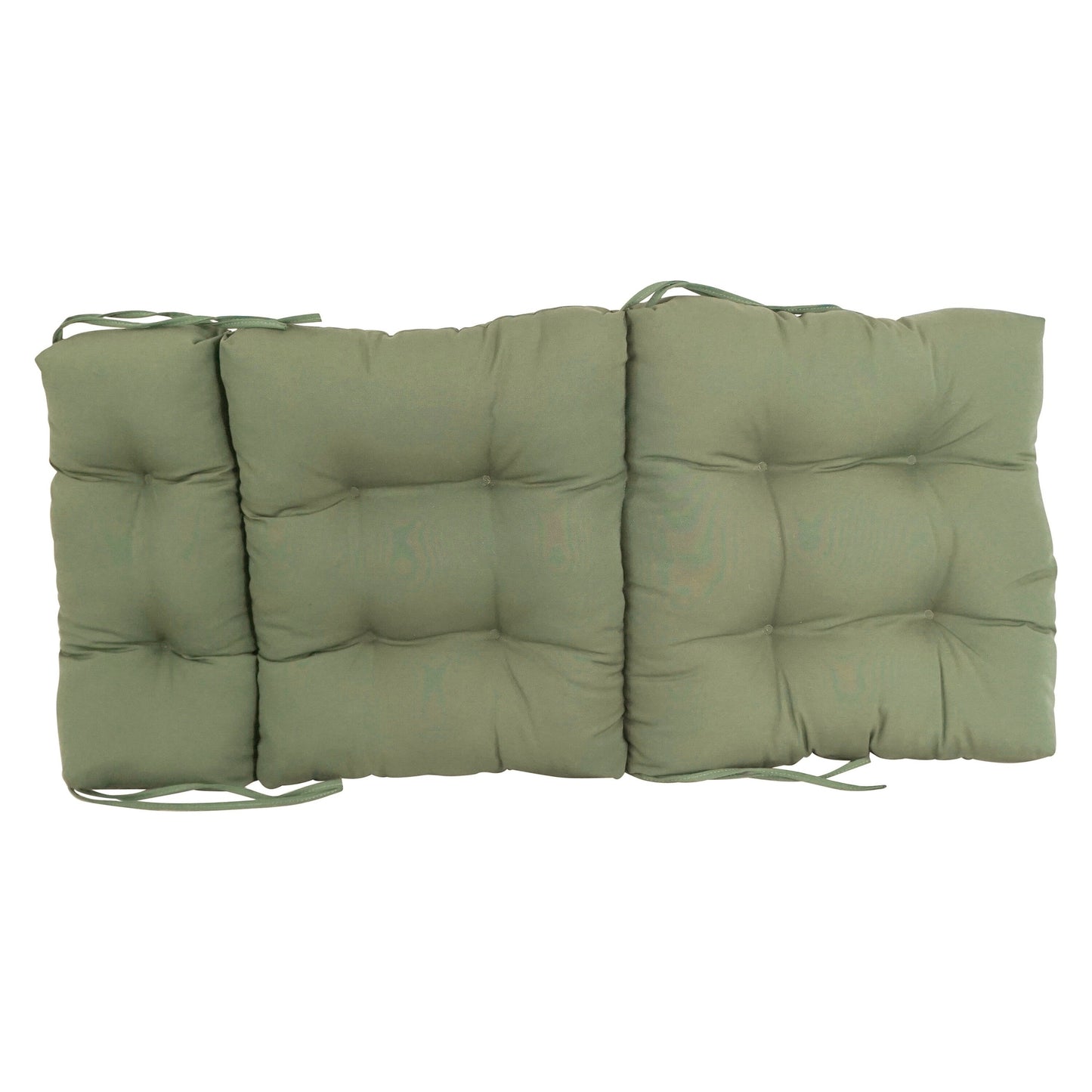 Multi-Section Tufted Twill Seat/Back Chair Cushion (Multiple Sizes)