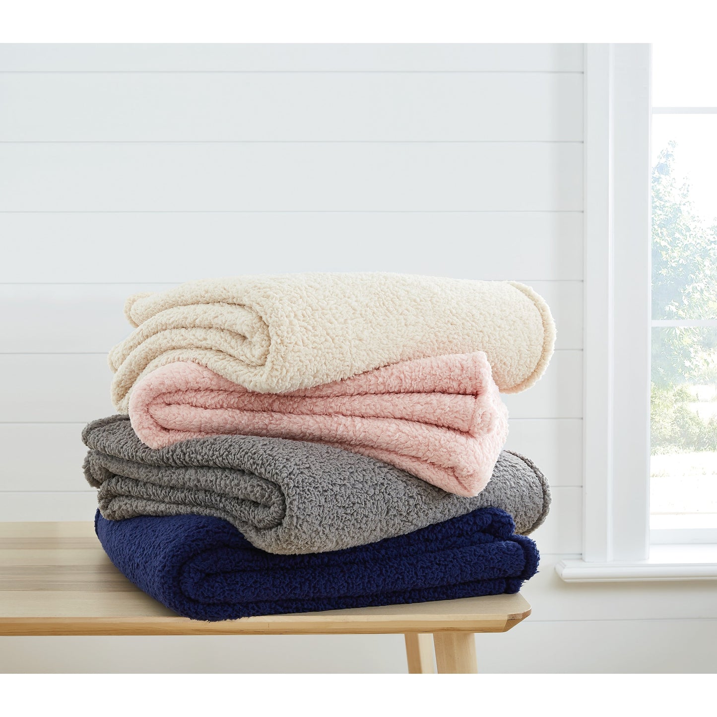 My World Cloud Sherpa Blanket