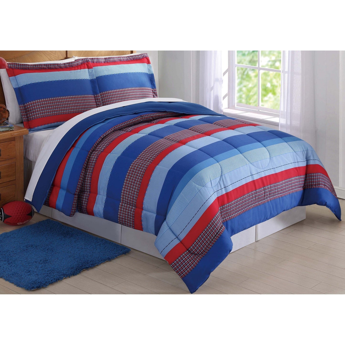 My World Sebastian Stripe 3-piece Comforter Set