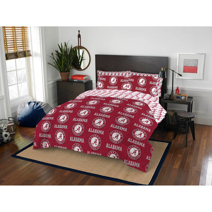 NCAA Rotary 7-piece Full Bed-in-a-Bag Set