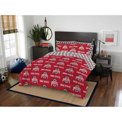 NCAA Rotary 7-piece Full Bed-in-a-Bag Set
