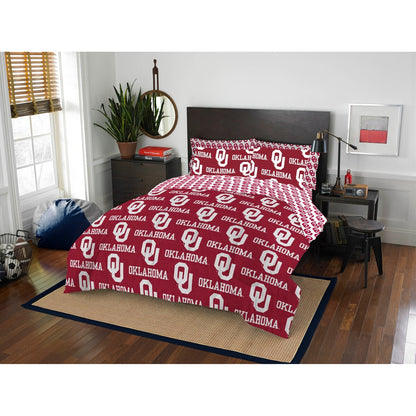 NCAA Rotary 7-piece Full Bed-in-a-Bag Set