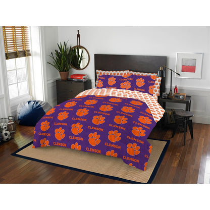 NCAA Rotary 7-piece Full Bed-in-a-Bag Set